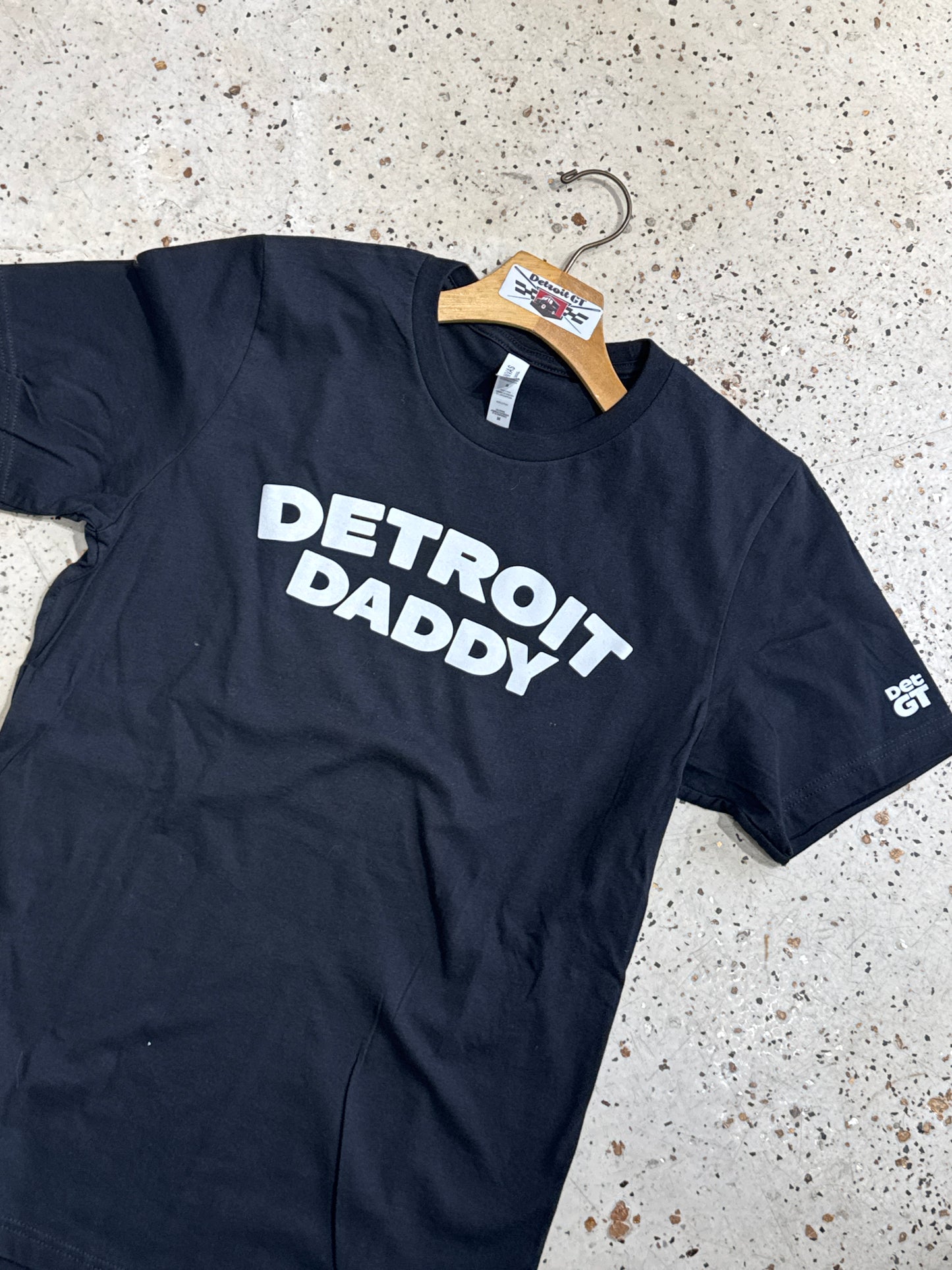 Detroit Daddy Tee Black Tee