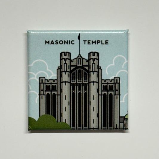 Masonic Temple magnet