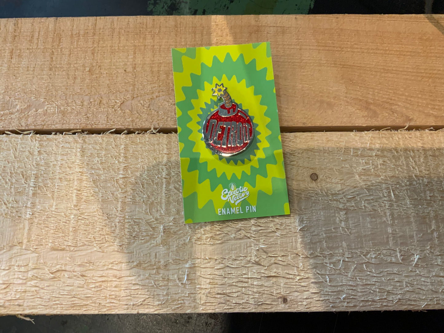 Detroit is the Bomb - Enamel Pin