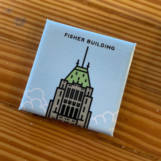 Fisher Building magnet