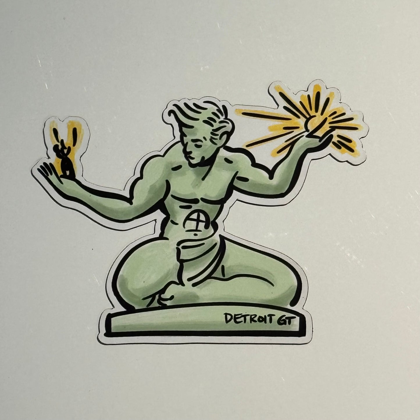 Spirit of Detroit magnet