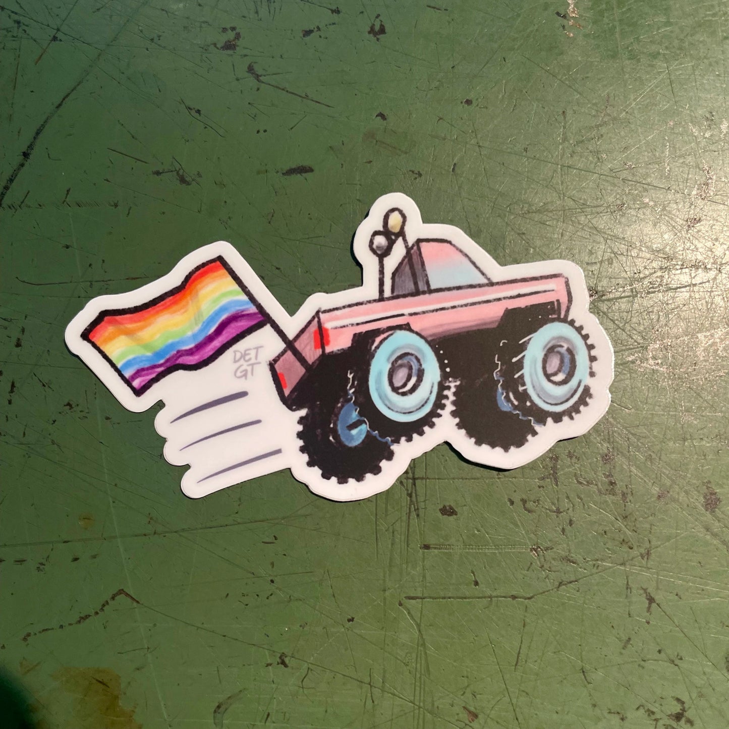 Toy Monster Truck sticker