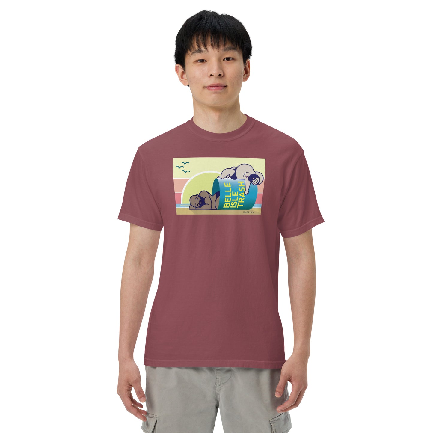 Belle Isle Trash Men’s garment-dyed heavyweight t-shirt