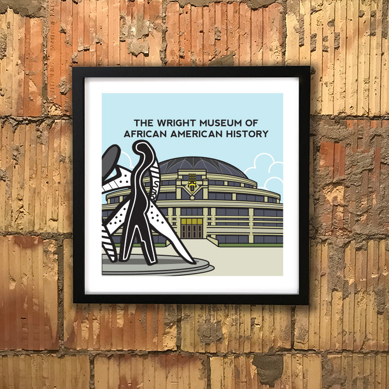 Charles Wright Museum of African American History print