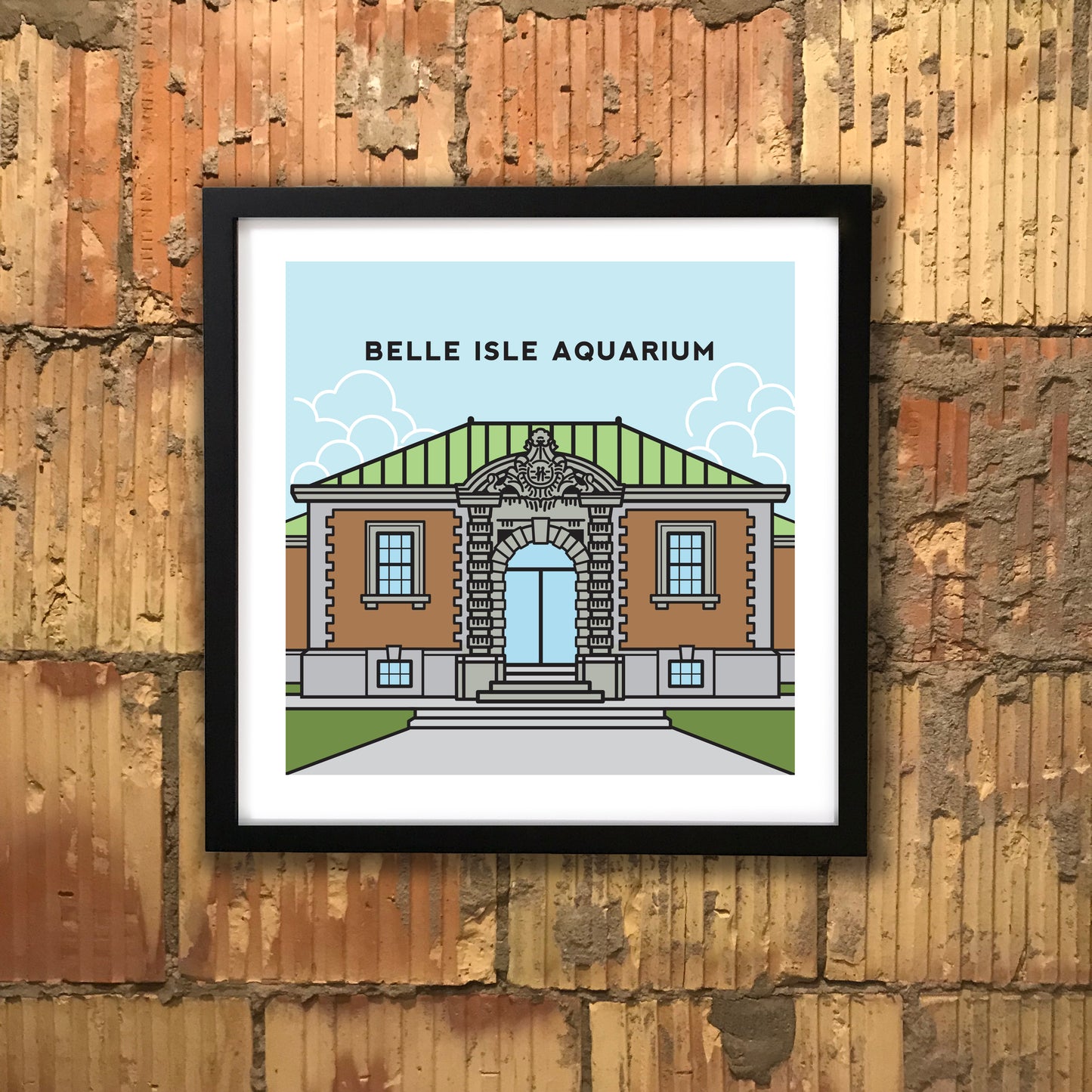 Belle Isle Aquarium print