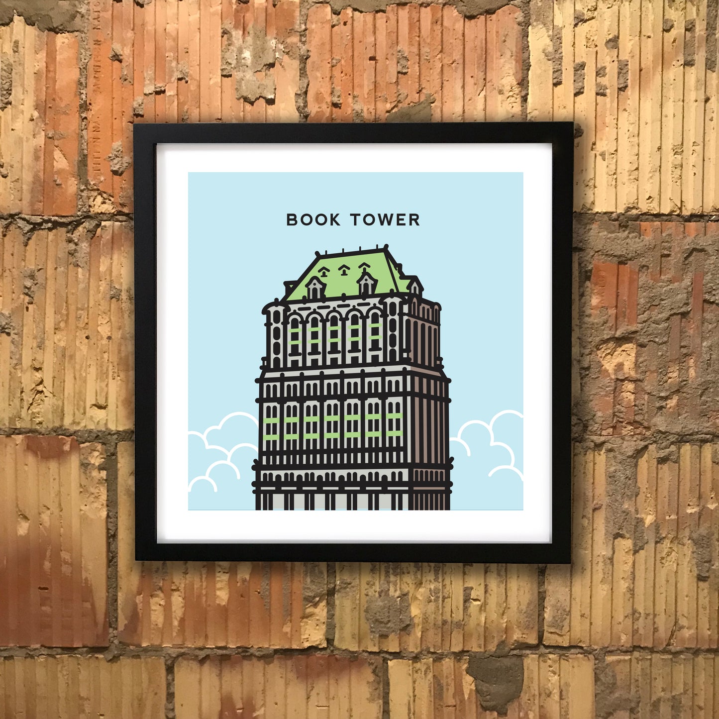 Book Tower print