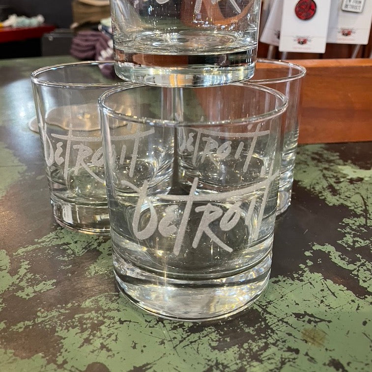 Future Detroit - Rocks Glass