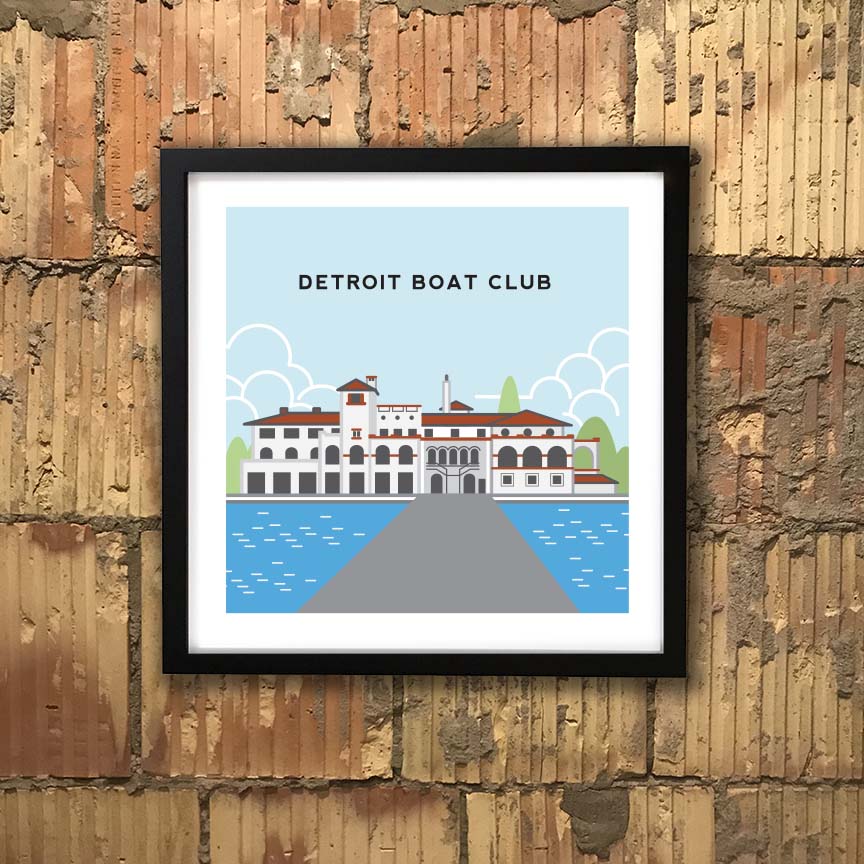 Detroit Boat Club print