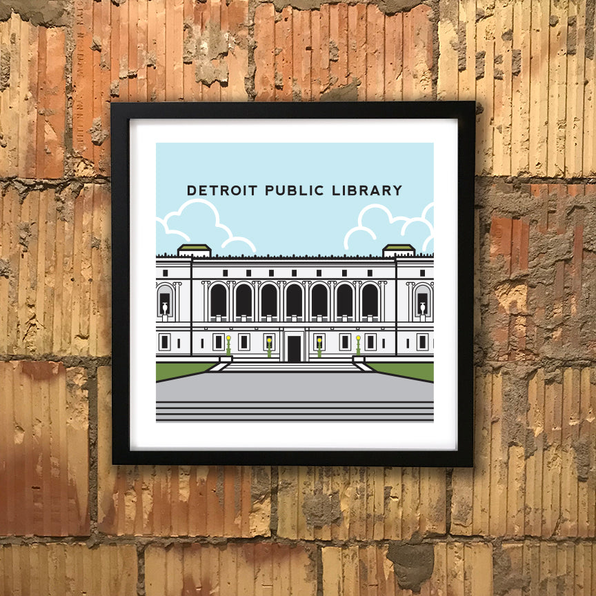 Detroit Public Library print