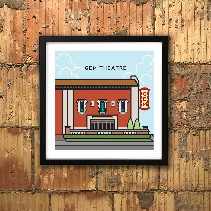 Gem Theatre print
