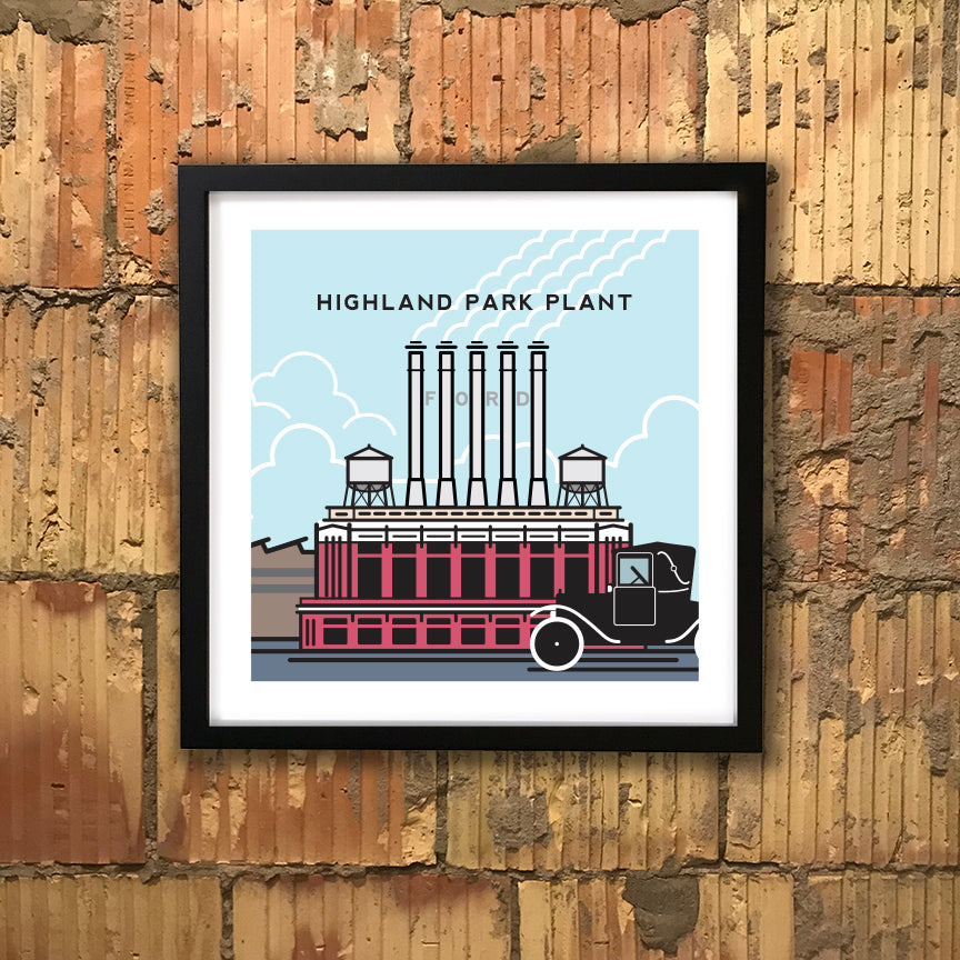 Highland Park Plant print