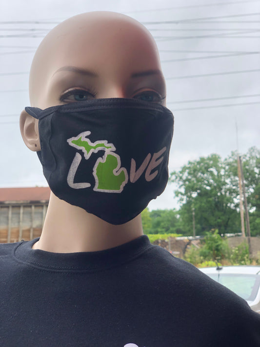 Love Michigan - Face Mask