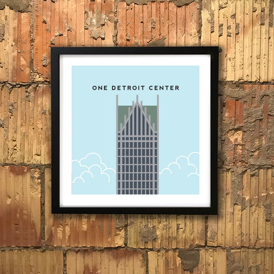 One Detroit Center print