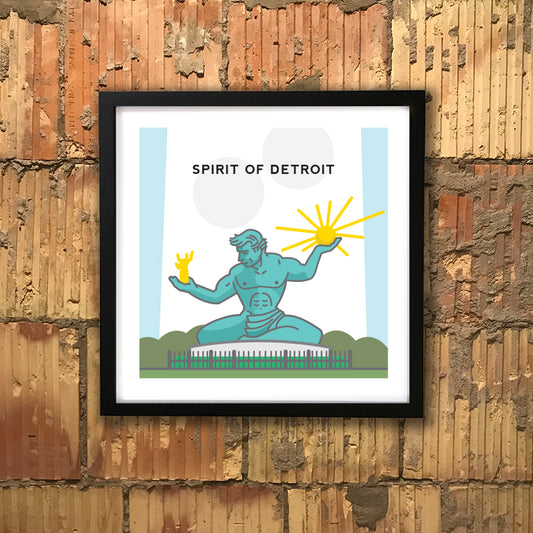 Spirit of Detroit print