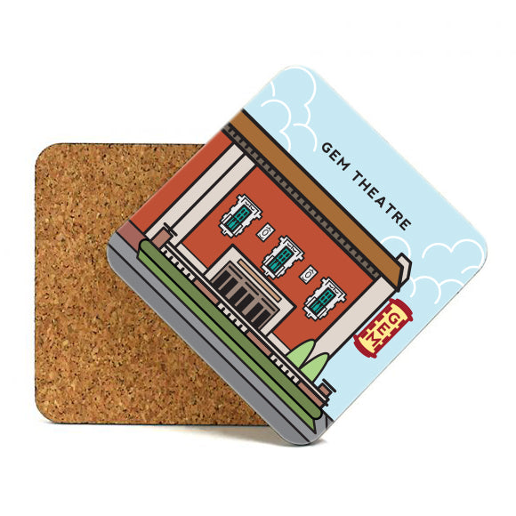 Gem Theatre Coaster
