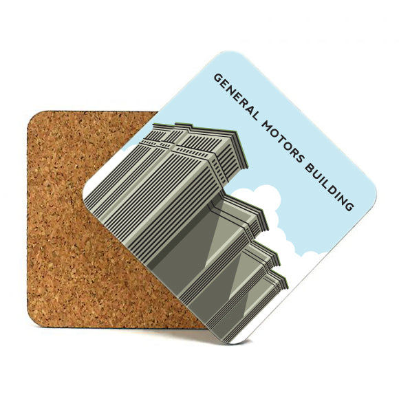 General Motors Building Coaster