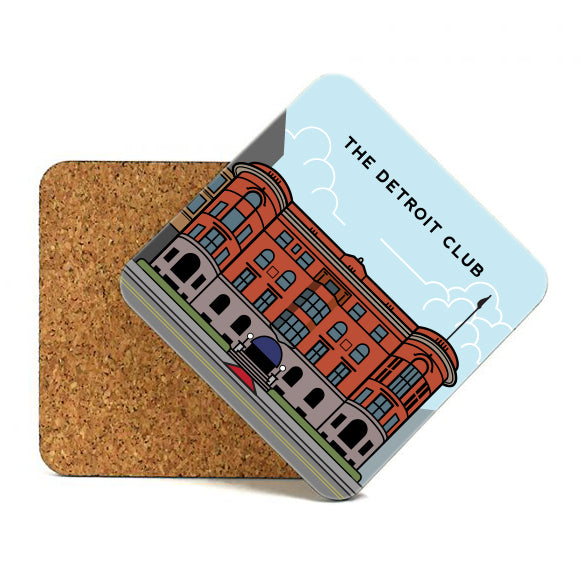 The Detroit Club Coaster