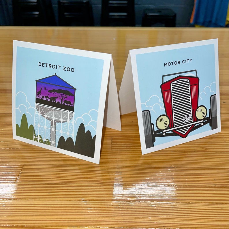 Detroit Zoo Greeting Card
