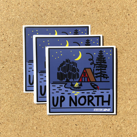 Cabin Up North - Sticker