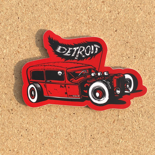 Detroit Rat Rod - Sticker