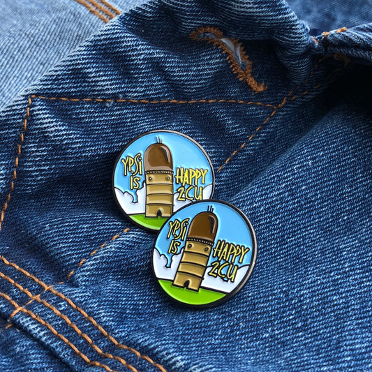 Ypsi Is Happy To See You - Enamel Pin
