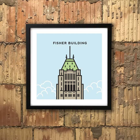 Fisher Building print