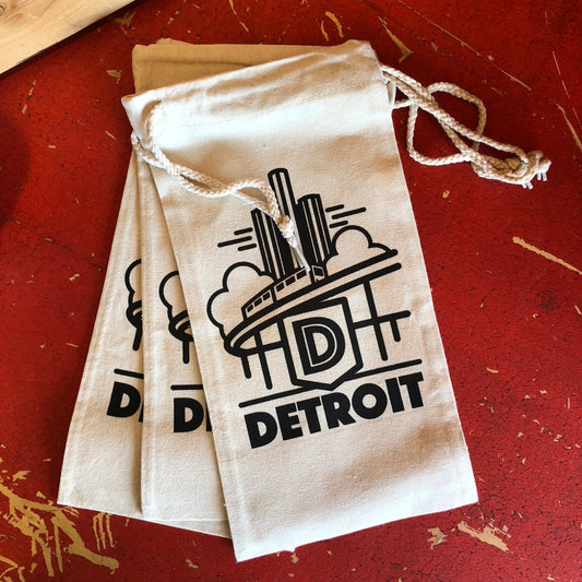 Detroit Wine Bag