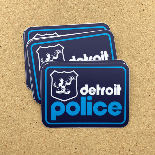 Classic Detroit Police Logo - Sticker