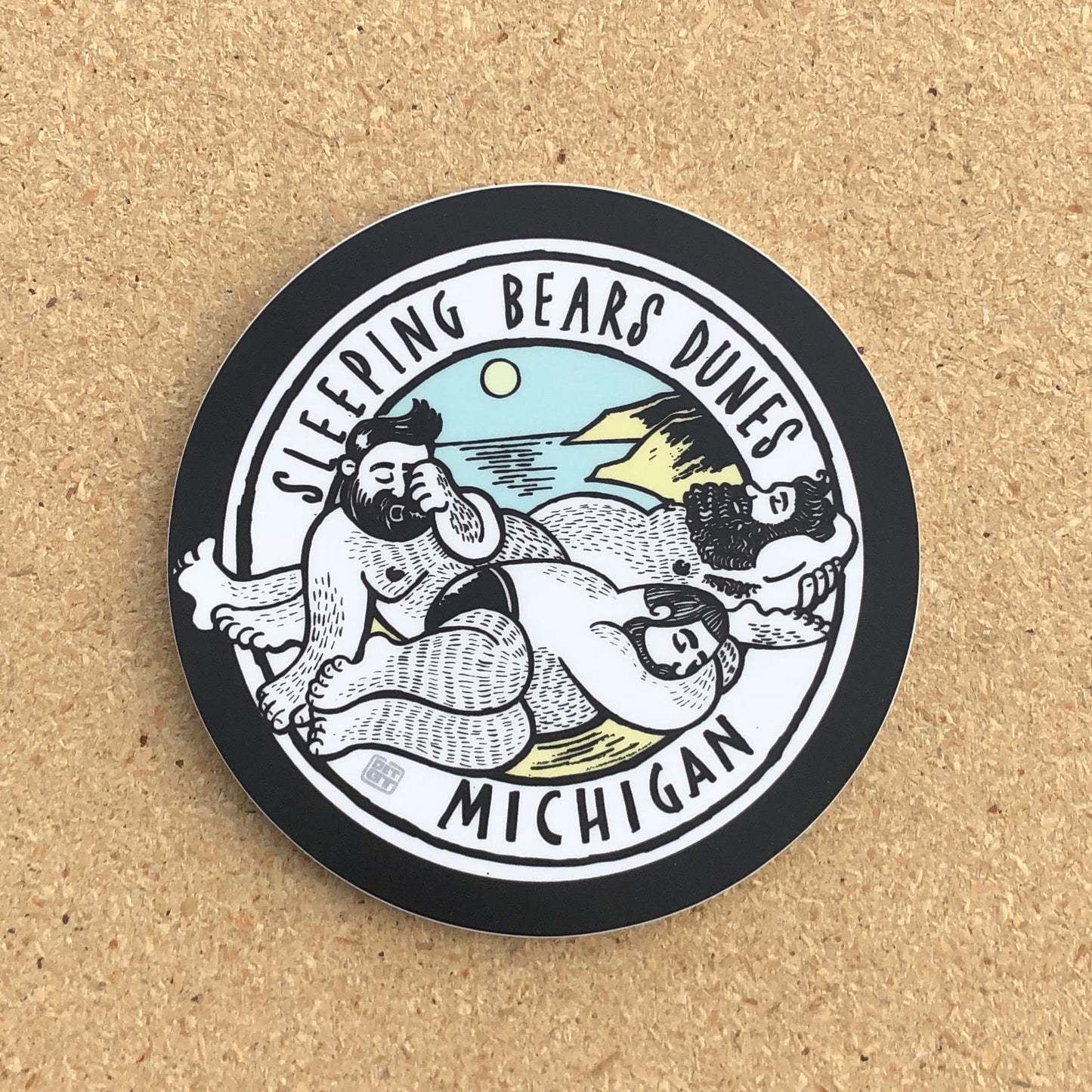 Sleeping Bears Dunes MI - Sticker