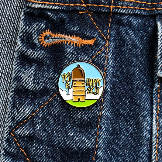 Ypsi Is Happy To See You - Enamel Pin
