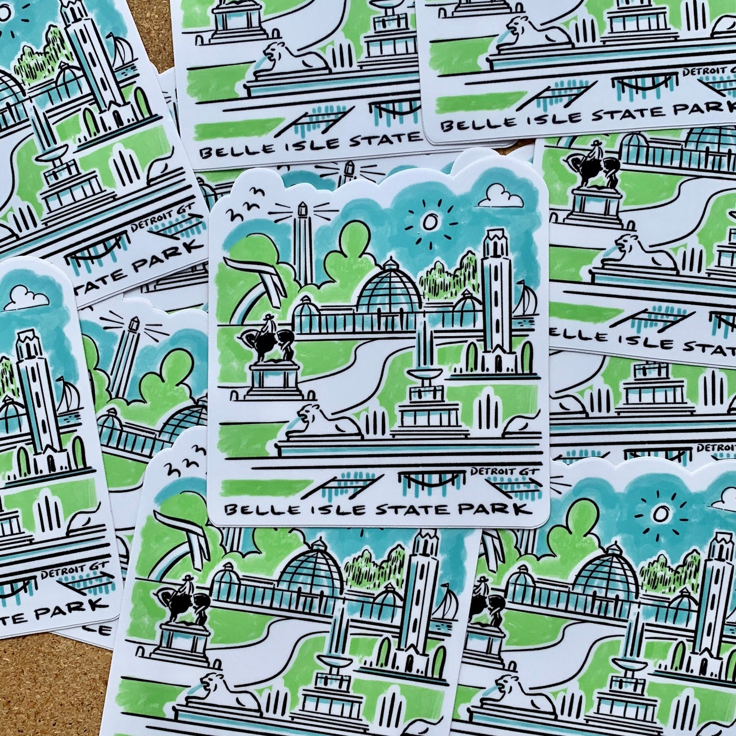 Belle Isle State Park - Sticker