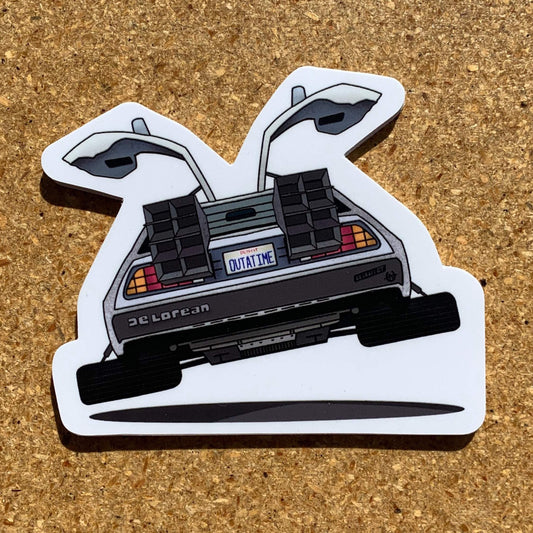 Back to the Future Car - Sticker