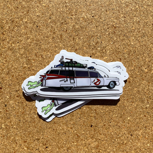 Ecto-1 Ghost Busters Car - Sticker