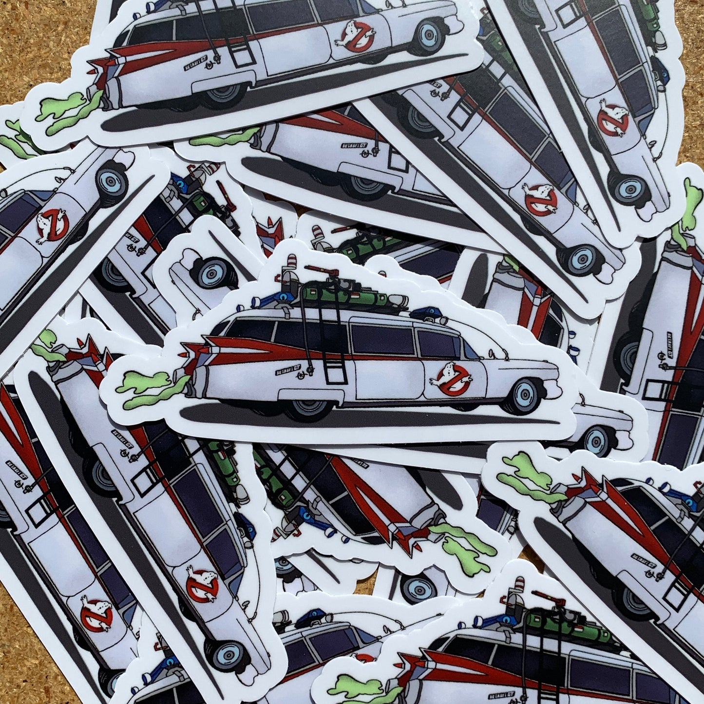 Ecto-1 Ghost Busters Car - Sticker