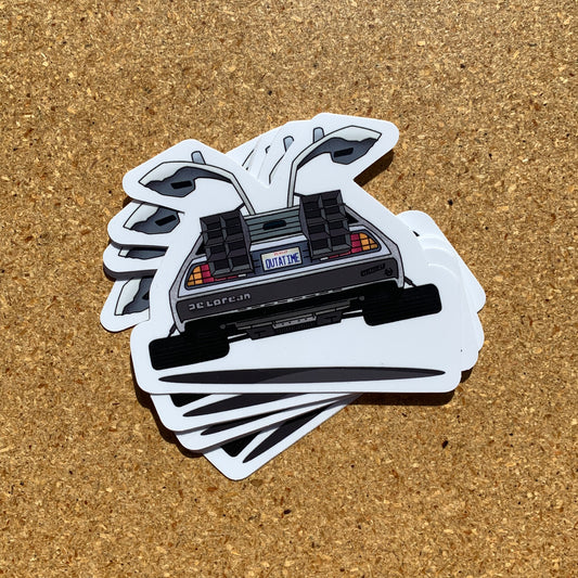 Back to the Future Car - Sticker