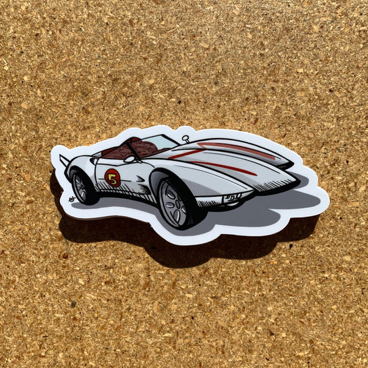 Mach Five Speed Racer Car - Sticker