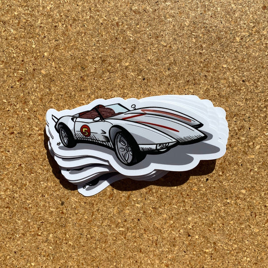 Mach Five Speed Racer Car - Sticker