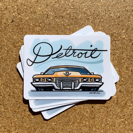 Detroit Land Yacht - Sticker