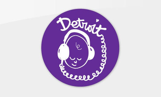 Detroit - Headphone Sticker