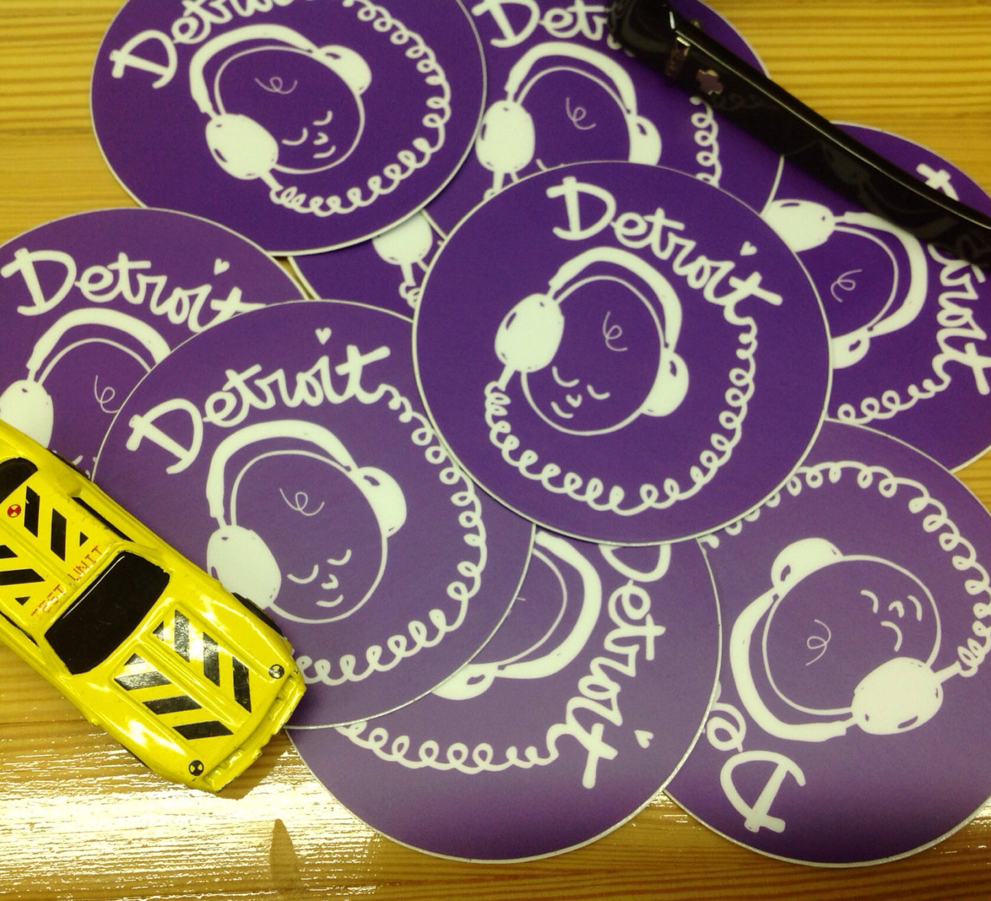 Detroit - Headphone Sticker
