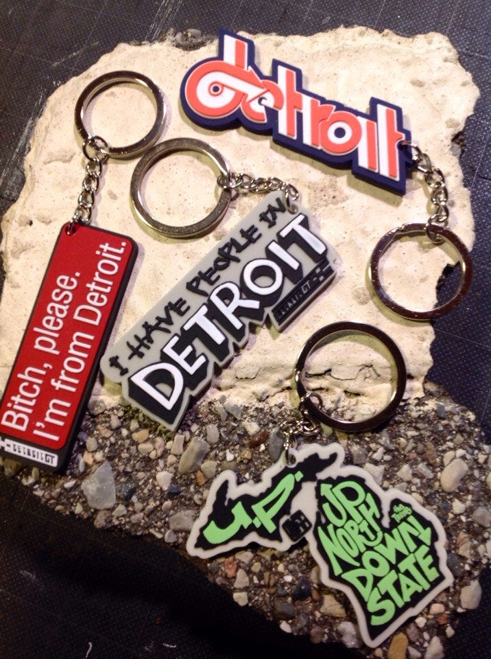 Up North Downstate Michigan - Keychain