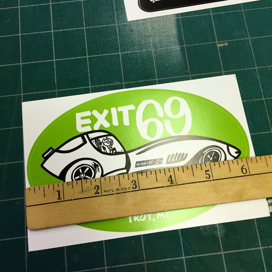 Exit 69 · Big Beaver Rd - Sticker