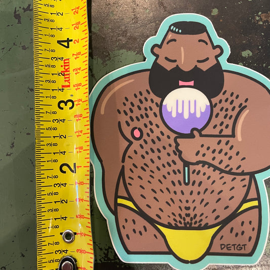 Sucker Bear Sticker