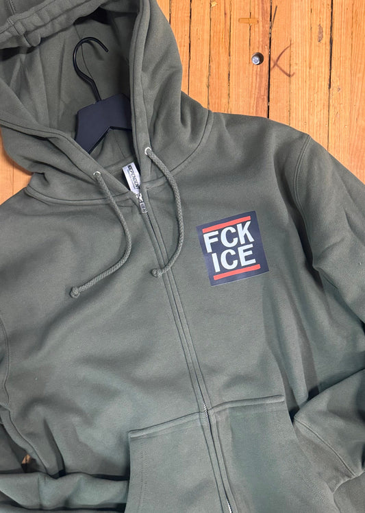 FCK ICE - Zip Hoodie
