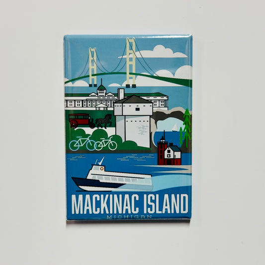 Mackinac Island Sights magnet