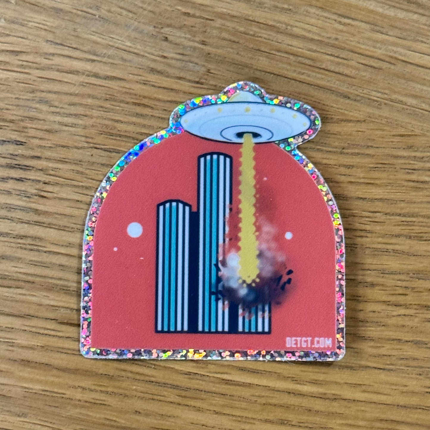 RenCen Destroyed - Sticker