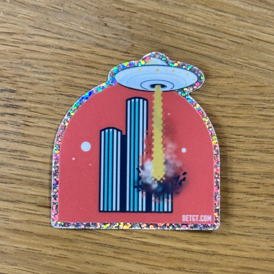 RenCen Destroyed - Sticker