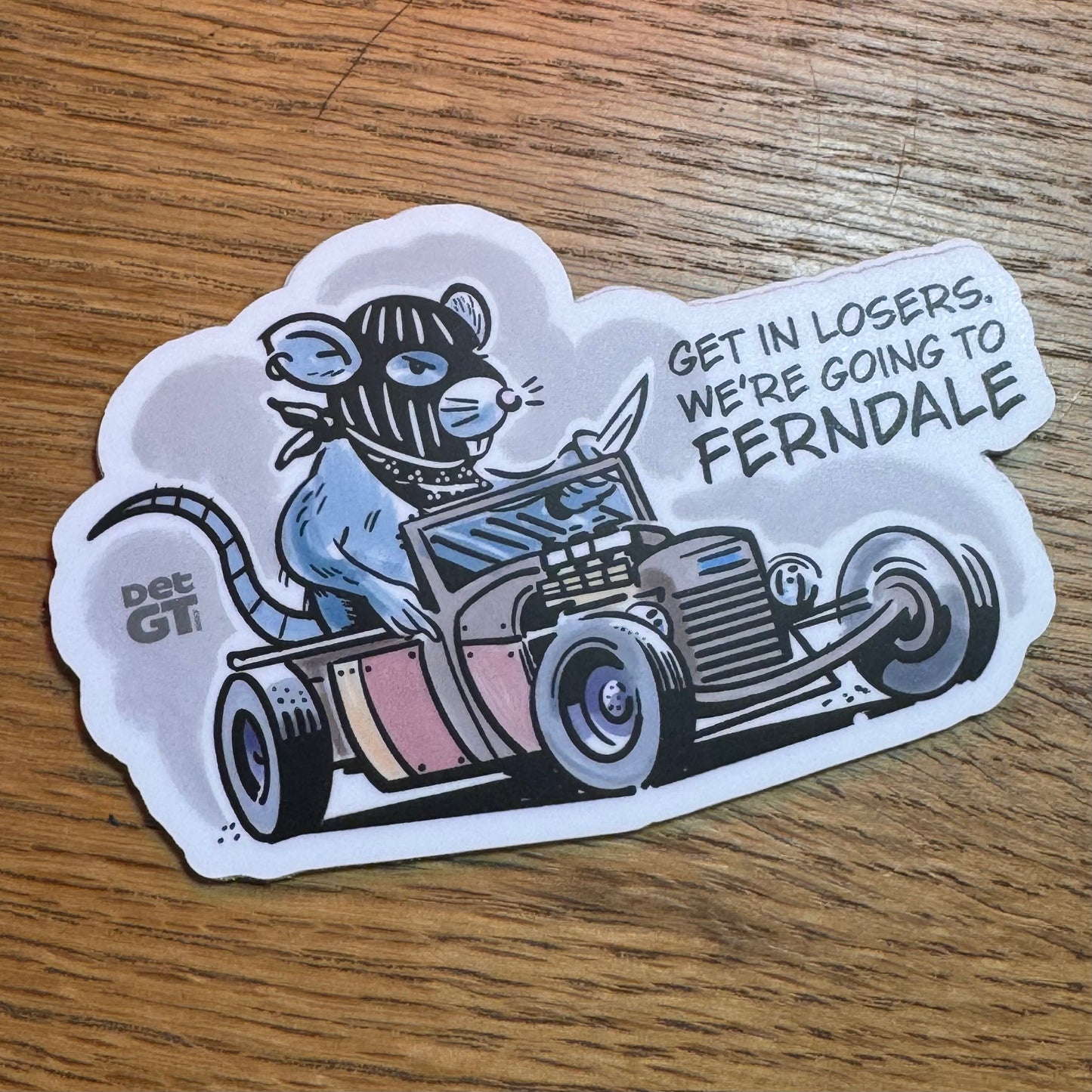 Ferndale Rat - Sticker
