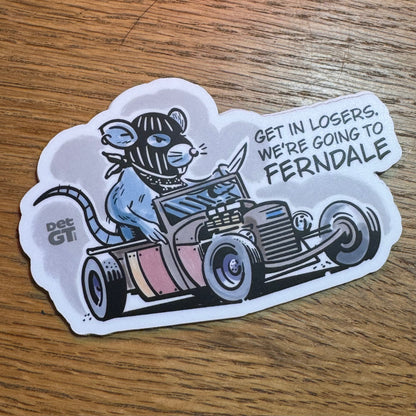 Ferndale Rat - Sticker