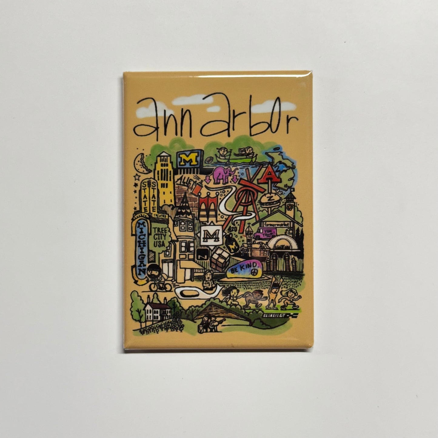 Ann Arbor Landmarks magnet